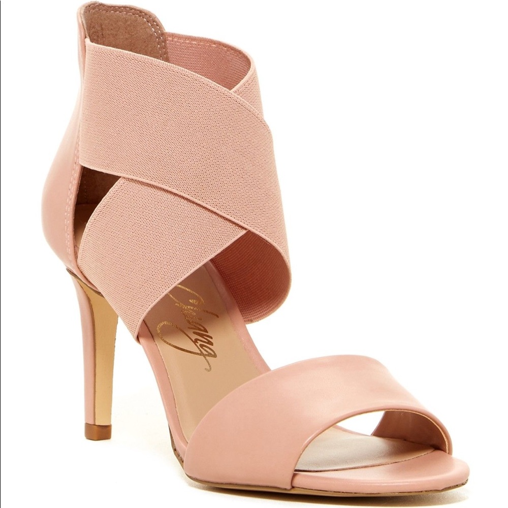 Blush Arturo Chiang Cross Sandals